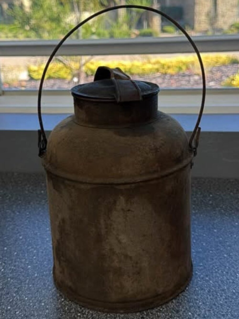 Vintage Metal Milk Can